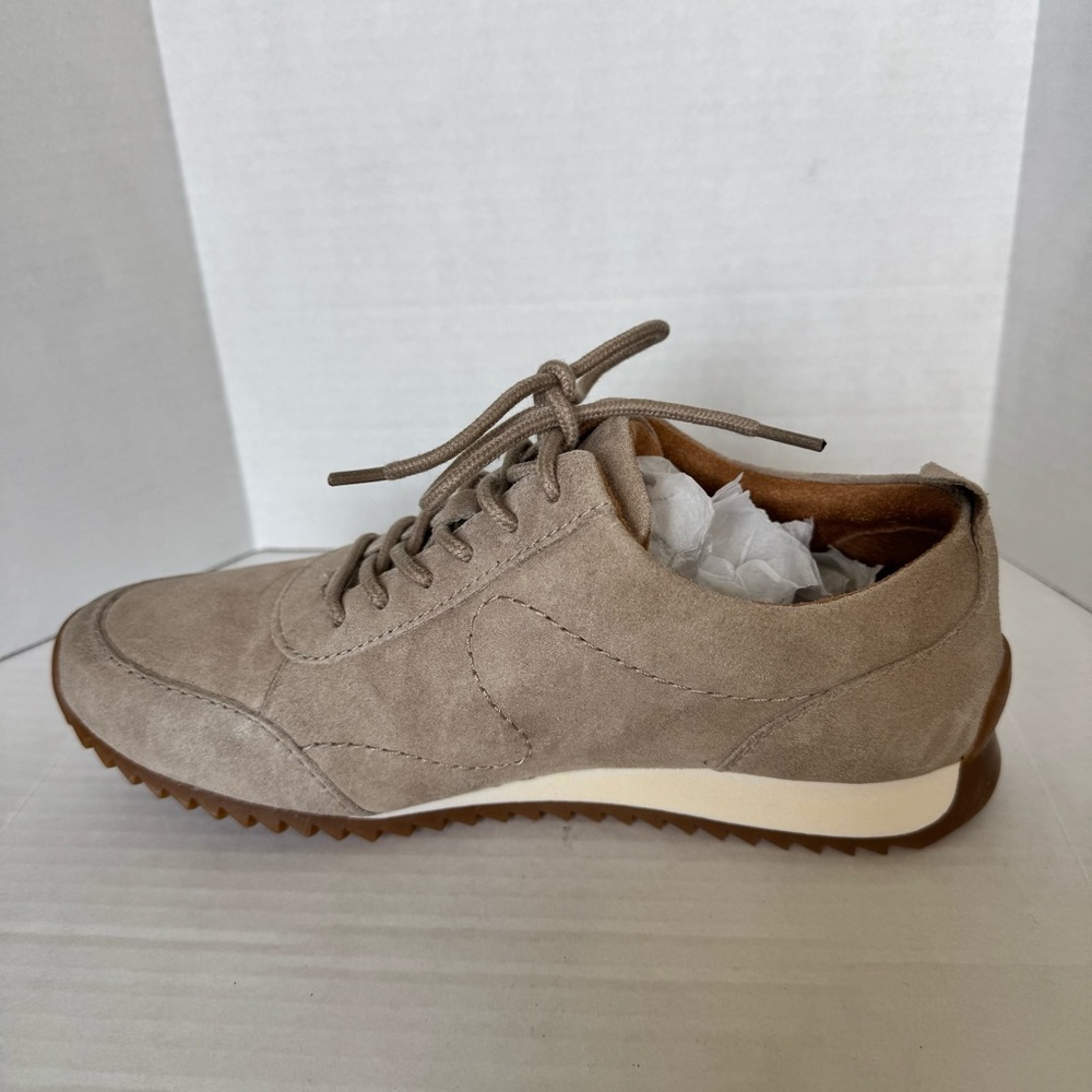 NIB Born Lynn Sneakers Size 7 Cream Distressed Suede Retro Arch Support Shoes - Picture 6 of 15